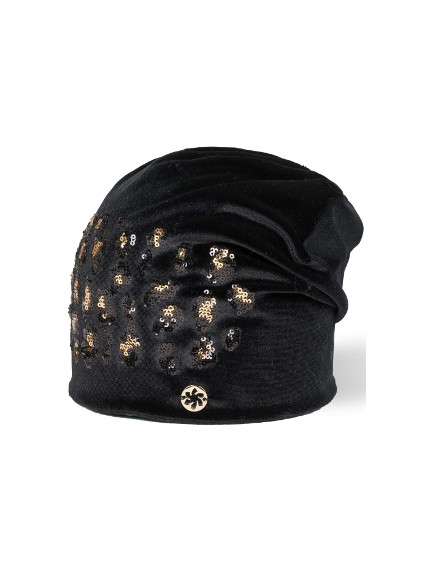 GRANADILLA VELVET ANIMALIER BEANIE moteriška kepurė